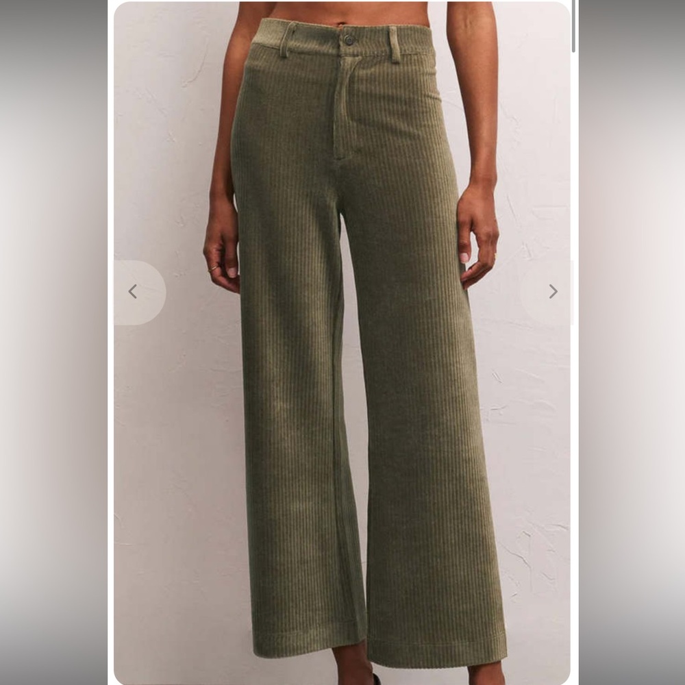 Z Supply Prospect Cord Knit Pants - Kelp - L (matching set available!)